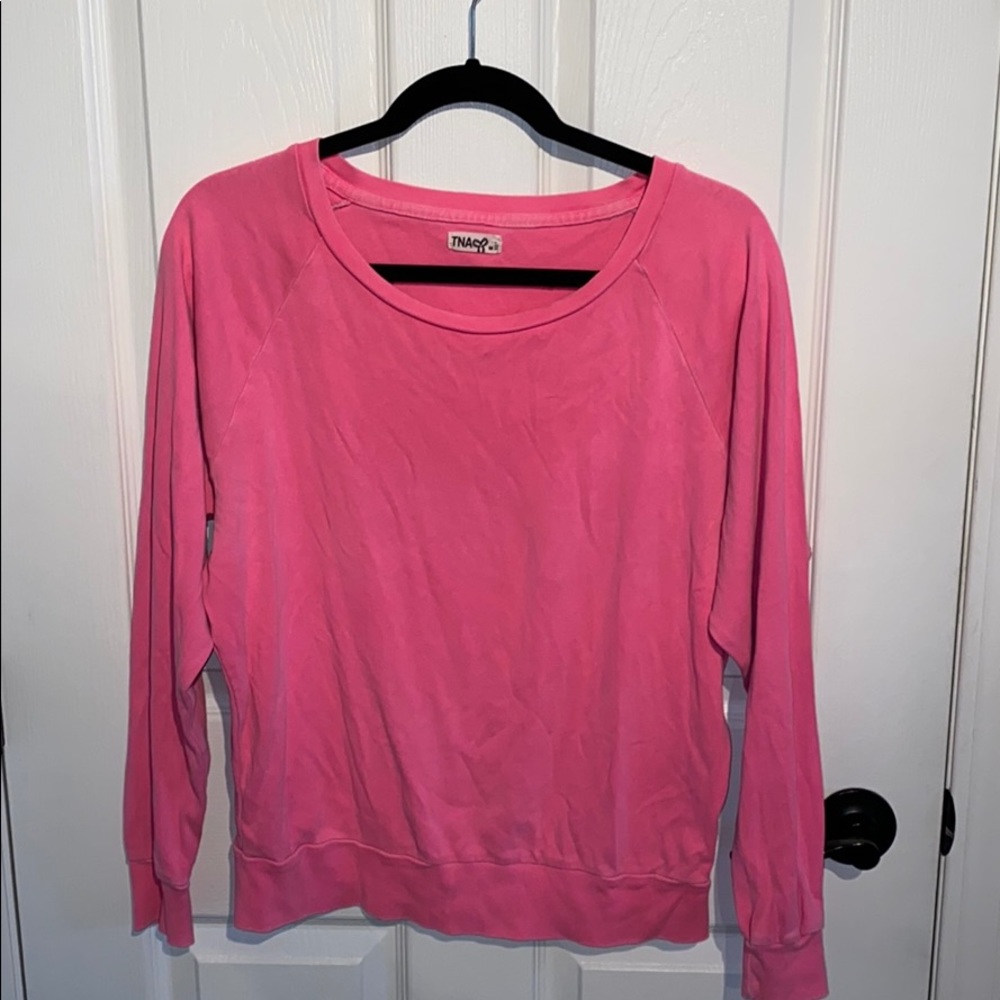 HOT pink TNA long sleeve